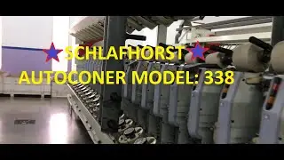 | Schlafhorst | Autoconer | 338 | Magazine Feed | Used | Textile | Spinning | Machines | European |