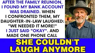 My Bank Account Was Drained After Family Reunion—My Daughter-In-Law Laughed.