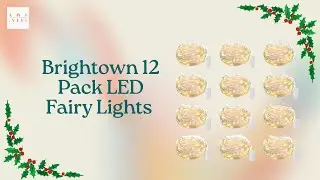 Create Magical Christmas Vibes with Brightown Battery-Operated Fairy Lights! 🎁💡-Market Mingle