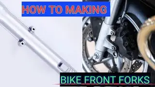 How To Making Bike Front Forks//Bike Front Shock TVS@DEEPAKBAJAJ @welovehondaindonesia