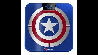Marvel Captain America Smart Weighing Scale &ndash; Bluetooth Body Composition Analyzer