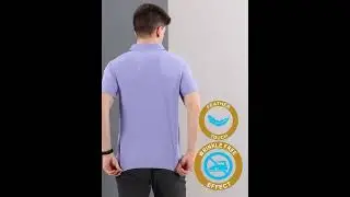 Nano dry  Light Purple Polo T shirts