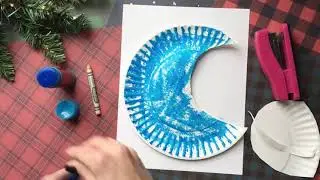 Paper Plate Moon & Star Craft Idea For Kids