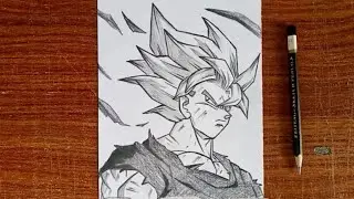 How to Draw Super Saiyan Goku | Easy Dragon Ball Z Drawing Tutorial