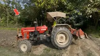 Swaraj 855 FE Tractor Rotavator Work | 2WD Swaraj Tractor Field Performance