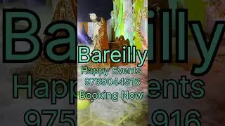 Bareilly Matki Fog Decoration । Bareilly Stage Decoration । #shorts #youtubeshorts #wedding #bly