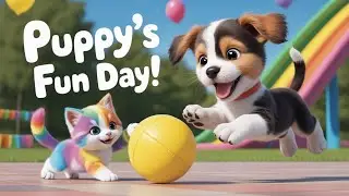 Kids Nursery Rhyme | Puppy, Kitty, Bunny & Cow | Kidyhan