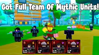 I Got Full Team Mythic Units In Anime Shadow Roblox!