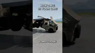 How Safe Is Your Car? Jeep vs. Flatbed Tow Truck - Crash Testing at  Different Speeds (BeamNG.Drive)