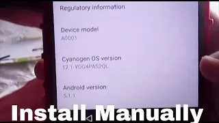 Как установить последнюю версию COS YOG4PAS2QL на OnePlus One