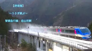【停車場】〜うさぎ跳ぶ〜　2026年01月11日撮影　智頭急行線：恋山形駅　#スーパーはくと #スーパーいなば 恋山形駅