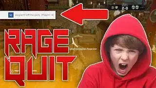 KID RAGE QUITS IN FOR HONOR (HILARIOUS)
