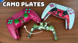 Transforming My PS5 Controllers with Custom Camo Plates