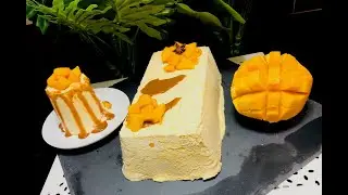 glace a la mangue#كلاص المانجو كريمي و خفيف#2 مكونات فقط