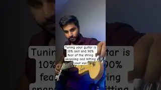 Fear of tuning your guitar strings 😭 #guitar #guitarist #guitarplayer