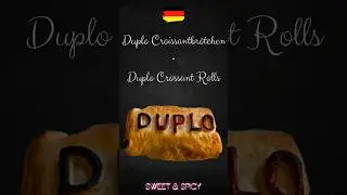 ❤️ Duplo Croissantbr&ouml;tchen ❤️ Rezept mit Bl&auml;tterteig #rezept #selbstgemacht #einfachlecker #shorts