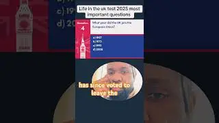 LIFE IN THE UK TEST IN 2025.