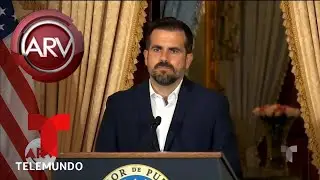 Gobernador Ricardo Roselló se aferra al poder pidiendo perdón al pueblo | Al Rojo Vivo | Telemundo