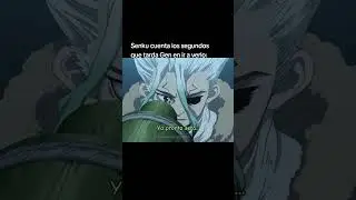 senku cuenta los segundos para ver a su mentalista 💚 #drstone #sengen #anime