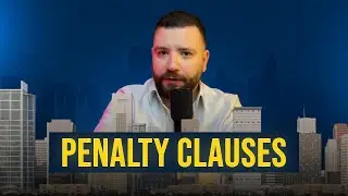 Penalty Clauses When Transactions Are Cancelled
