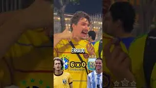 BRASIL X ARGENTINA HIST&Oacute;RICO!🔥⚽ #shorts #futebol #ronaldinho