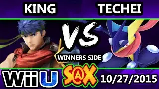 S@X 121 - King (Ike) Vs. Techei (Greninja) SSB4 Tournament - Smash Wii U - Smash 4