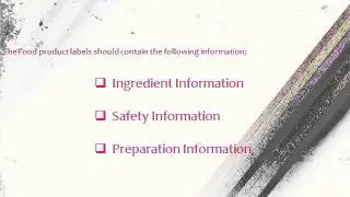 Importance of Food Product Labels