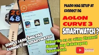 JYOUPRO App sa Phone Paano Mag Set sa AOLON Smartwatch Curve 3 