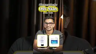 Skin care products under ₹299 for oily skin #oilyskincareroutine #oilyskin #skincare