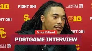 USC WR Makai Lemon | USC defeats Michigan, 31-13
