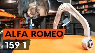 Como substituir a braço de suspensão dianteira no ALFA ROMEO 159 (939) [TUTORIAL AUTODOC]