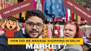 Mexican Mom Enters a Local Delhi Market😳🔥(Language Barrier EXPLODES)#mexicaninindia #indianlifestyle