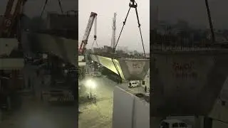 Girder Launching at Akbar Chowk Lahore | #youtubeshorts #ytshorts