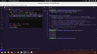 Leet Code Problem Solving | Two Sum From An Array And Matching With =Target Value