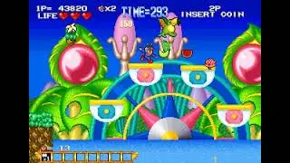 Blue's Journey M.A.M.E Arcade Session