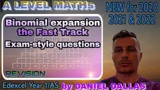 A level MATHs Binomial expansion theorem Edexcel exam-style questions 2020 | Pascal's triangle