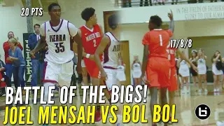 Bol Bol Near Triple Double W/Blocks vs Jserra & Joel Mensah
