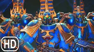 Space Marine 2 - Ultramarines VS Chaos Space Marines Scene - Warhammer 40K