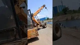 Shri Balaji crane service hydra 12 ton work #viralvideo #crane service