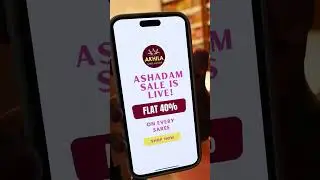 Flat 40% OFF on every saree this Ashadam Sale! ✨Step into the festive season with elegance and grace