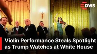 MUST WATCH: Violinist Performs Live as Prez. Trump Watches at White House Governors Dinner | AC1G