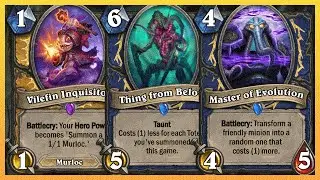 Vilefin Inquisitor, Thing from Below, Master of Evolution - 3 Cards Paladin / Shaman Review