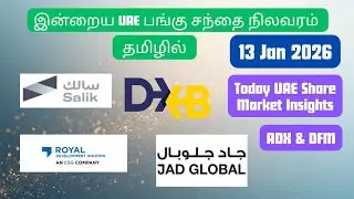 13Jan 2026 UAE Stock market Investments Insights | UAE share market updates #uaeinvestment #uaenews
