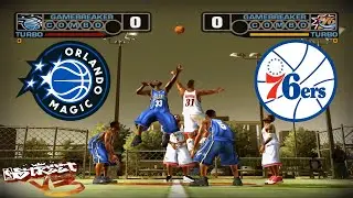 NBA Street V3: Orlando Magic vs Philadelphia 76ers &ndash; PS2, Xbox, GameCube, PSP Gameplay