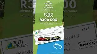 Gigantic Cheque Giveaway | Win R300 000 towards a purchase of a vehicle at Hatfield Motor Group!