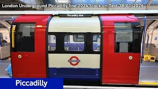 London Underground Piccadilly line 2024 Stock On Test !! 18/01/2026