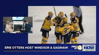 В 4 часа дня команда Erie Otters принимает команды Windsor и Saginaw в эти выходные.