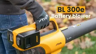 New STIGA cordless leaf blower:  BL 300e