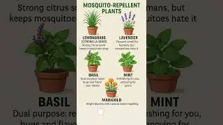 Mosquito Repellent Plants #gardening #garden #plants #indoorplants #plantcare