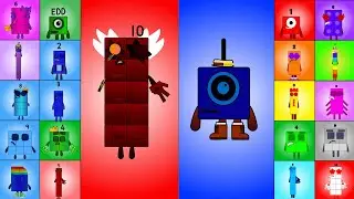 Mashup:  Sprunki OC Numberblocks Band 1 - 10 vs Jolly Numberblocks Band @phobiablocksstudio